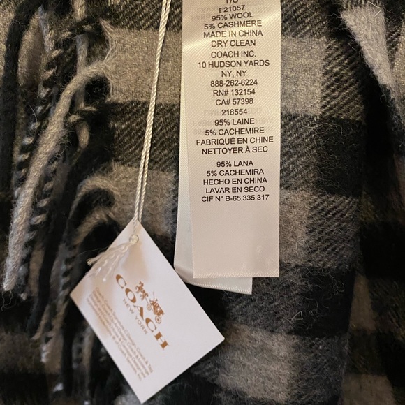 NWT Coach Scarf - Picture 2 of 2
